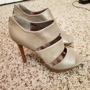 Calvin Klein Silver Heels